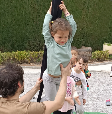 Clases de telas acrobáticas.